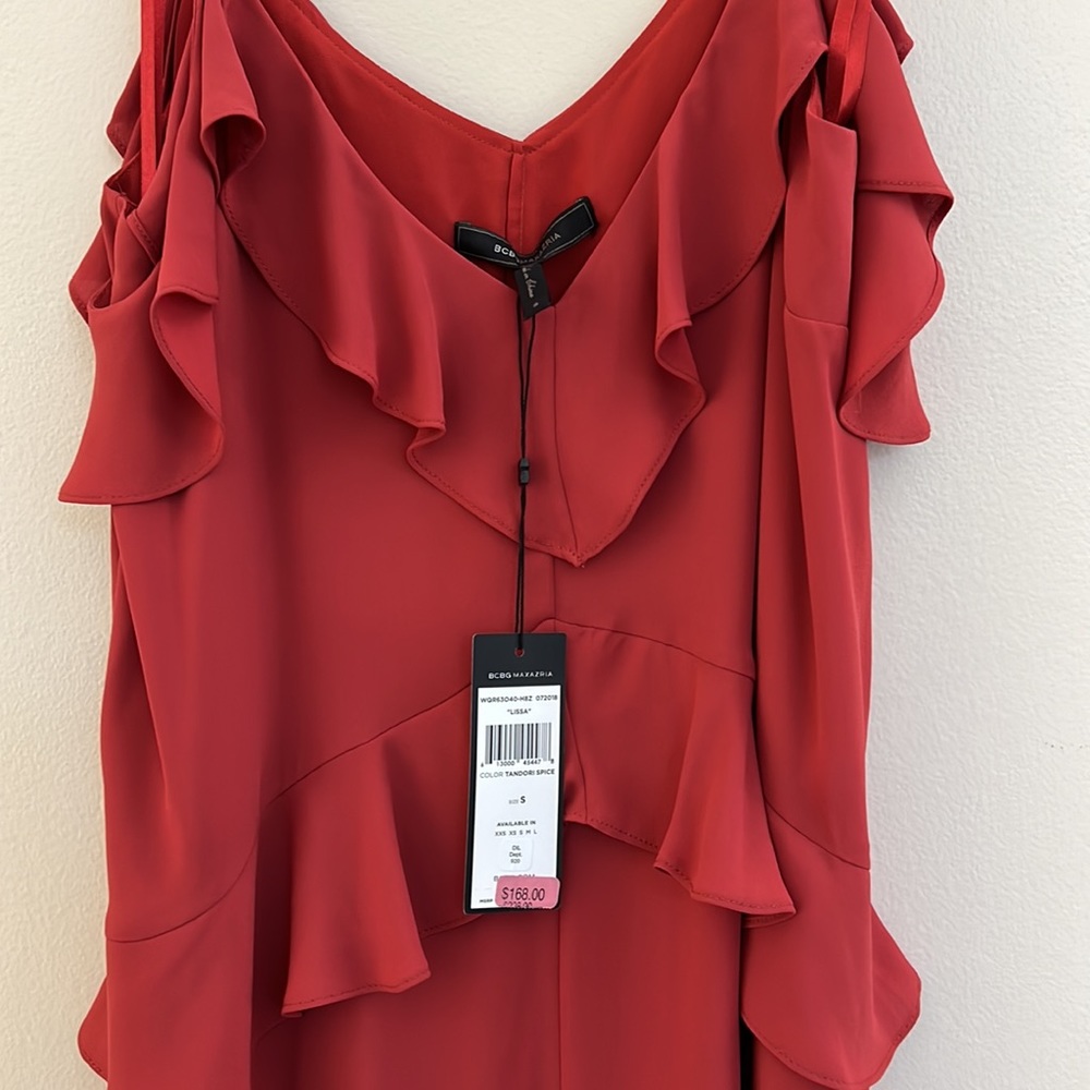 BCBG BCBGMAXAZRIA “Lissa” dress size S Small Color Tandori